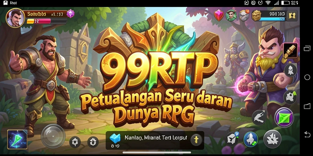 Tampilan gameplay RPG yang mendebarkan dalam 99RTP.