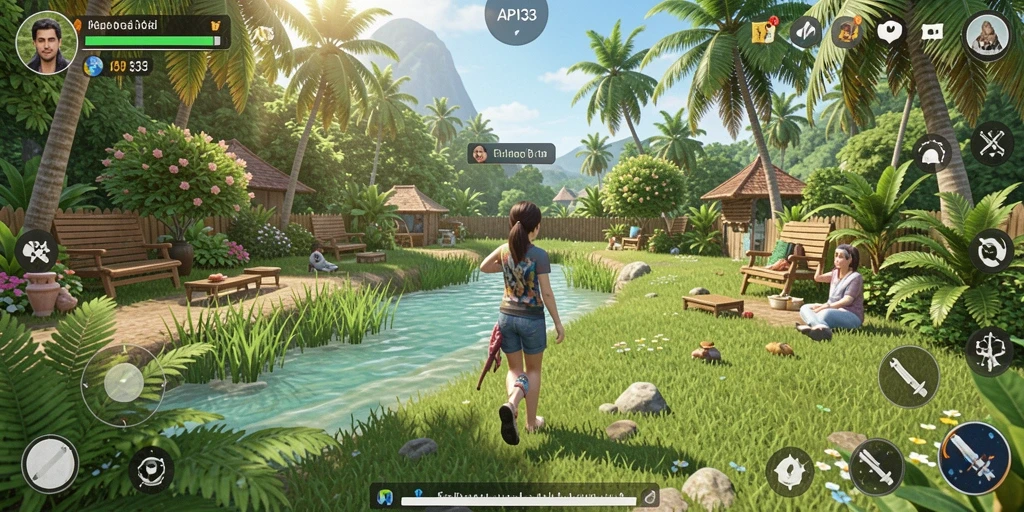 Tampilan screenshot utama API33 menampilkan gameplay yang menarik dan menghibur.