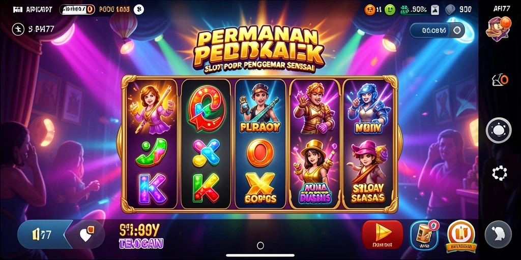 Screenshot gameplay API77 menampilkan fitur-fitur slot yang mengasyikkan.