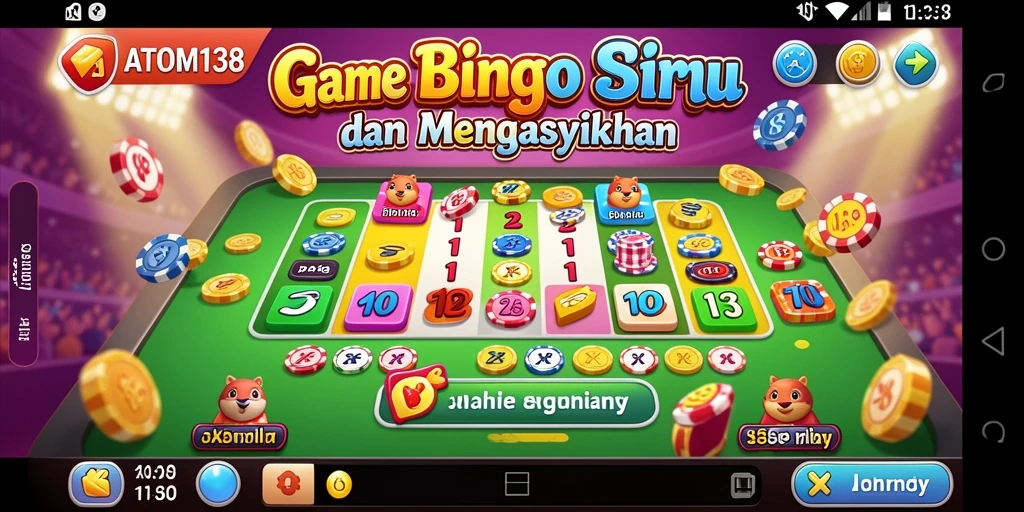Tampilan Gameplay Bingo Seru di ATOM138
