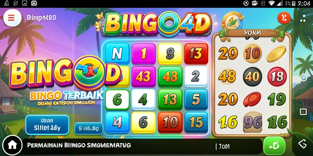 Tampilan gameplay seru di BINGO4D dengan interaksi langsung.