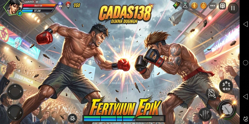 Gambaran pertarungan epik dalam CADAS138 dengan grafis menakjubkan.