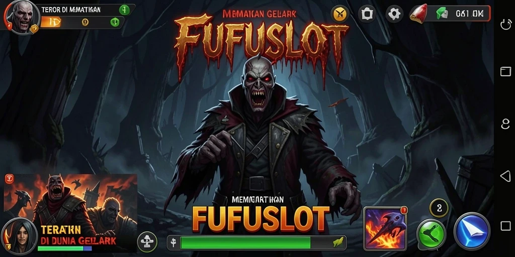 Tampilan gameplay seru dan menakutkan dari FUFUSLOT.