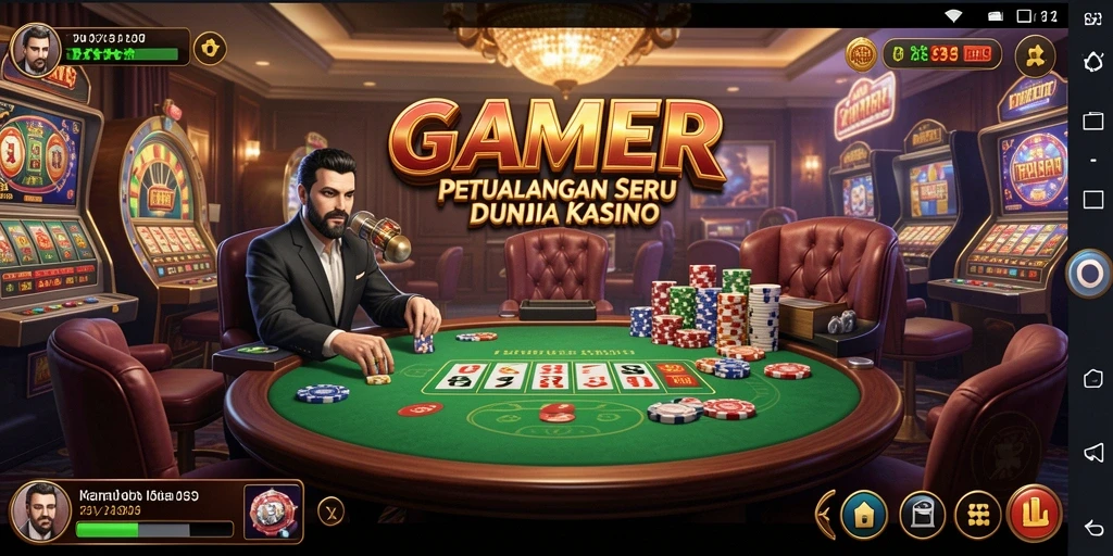 Screenshot menunjukkan momen seru dari gameplay Kasino.