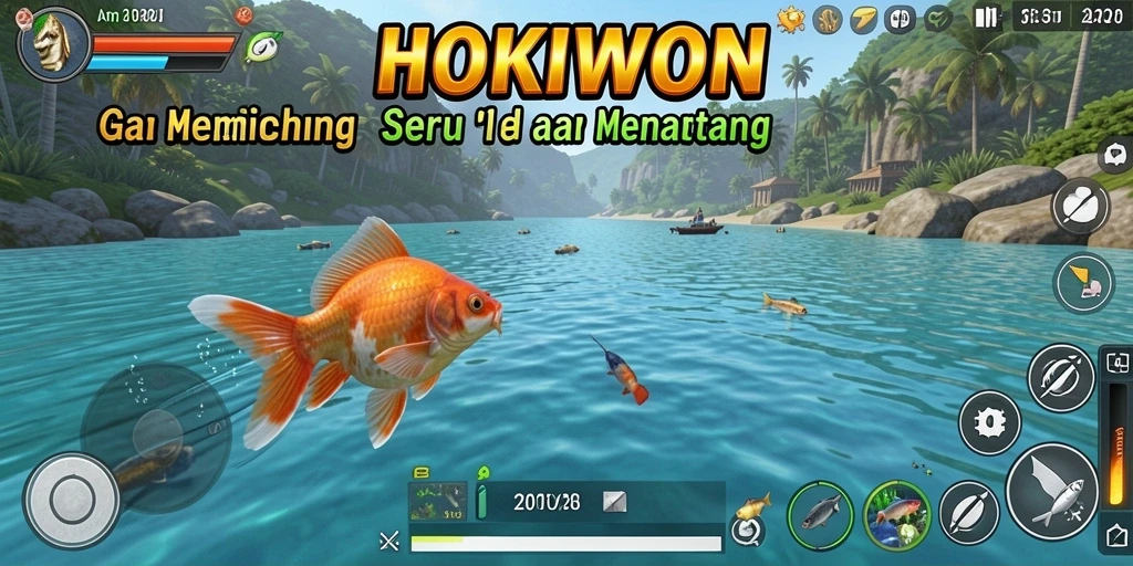 Gameplay menarik HOKIWON dengan pengalaman memancing yang mengesankan.