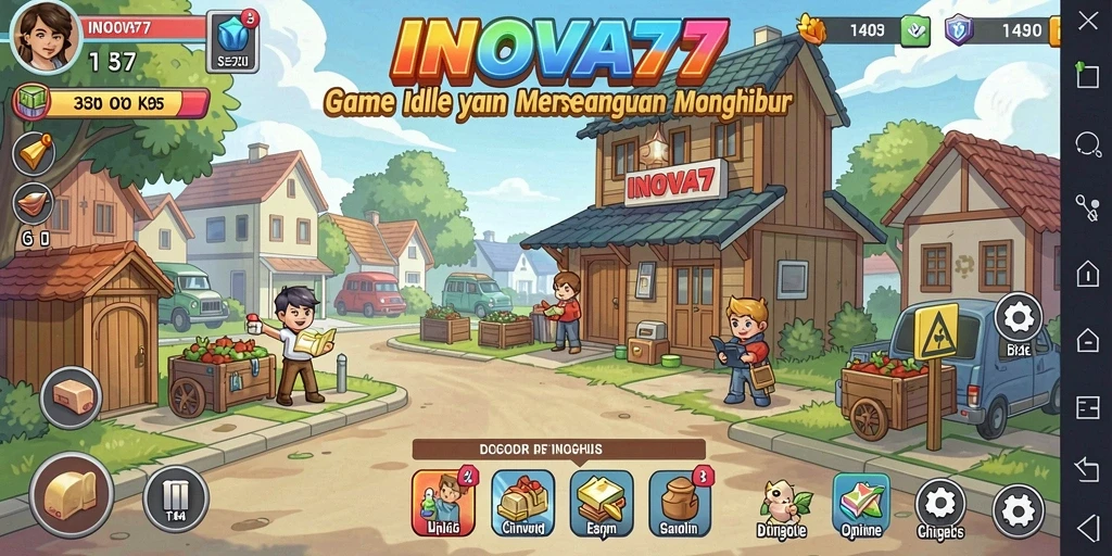 Tampilan gameplay INOVA77 yang seru dan menarik