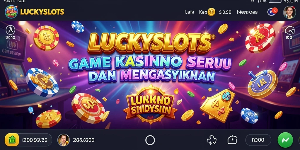 Tampilan menawan dan gameplay menyenangkan dari LUCKYSLOTS.