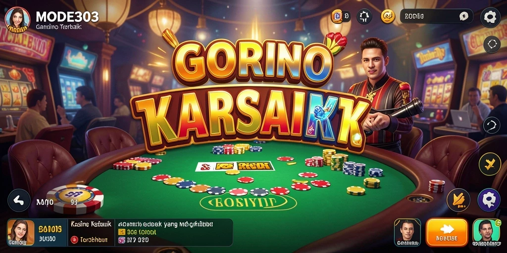 Tampilan menarik gameplay Kasino MOD303 yang mendebarkan.