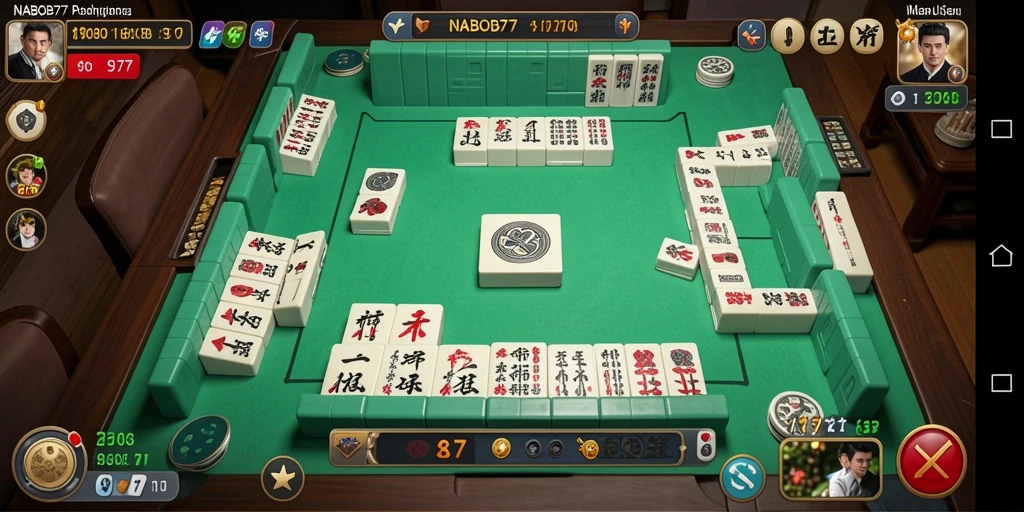 Gameplay seru dan interaktif dari game Mahjong NABOB77.