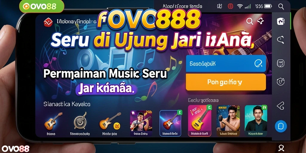 Screenshot OVO88 menampilkan gameplay menarik dengan berbagai pilihan lagu.