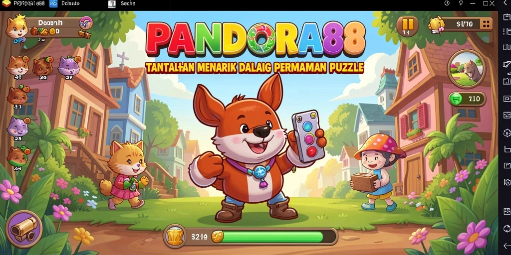 Screenshot gameplay PANDORA88 yang menampilkan tantangan seru.