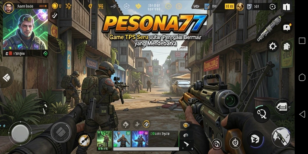 Tampilan gameplay PESONA77 yang mendebarkan dan seru.