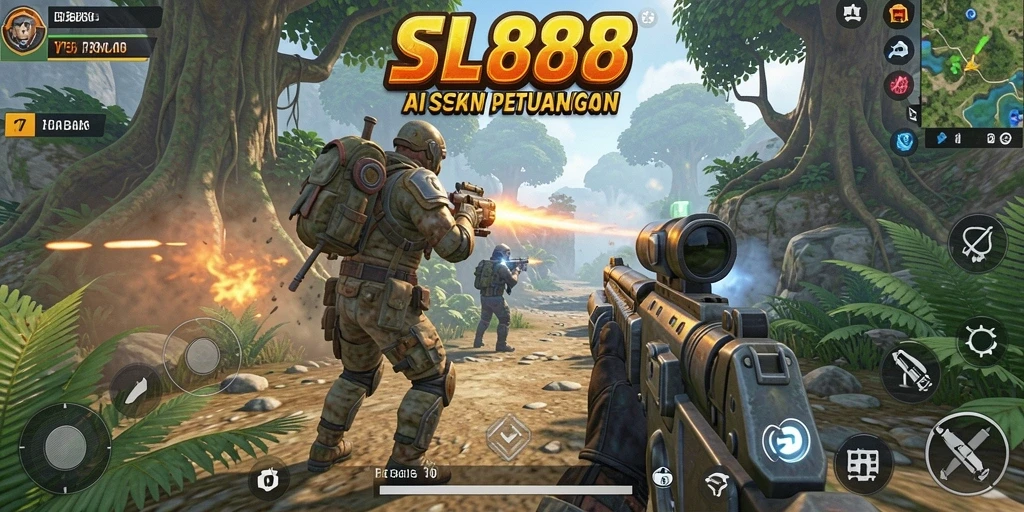 Tampak aksi mendebarkan di SL888 dengan grafis menawan.