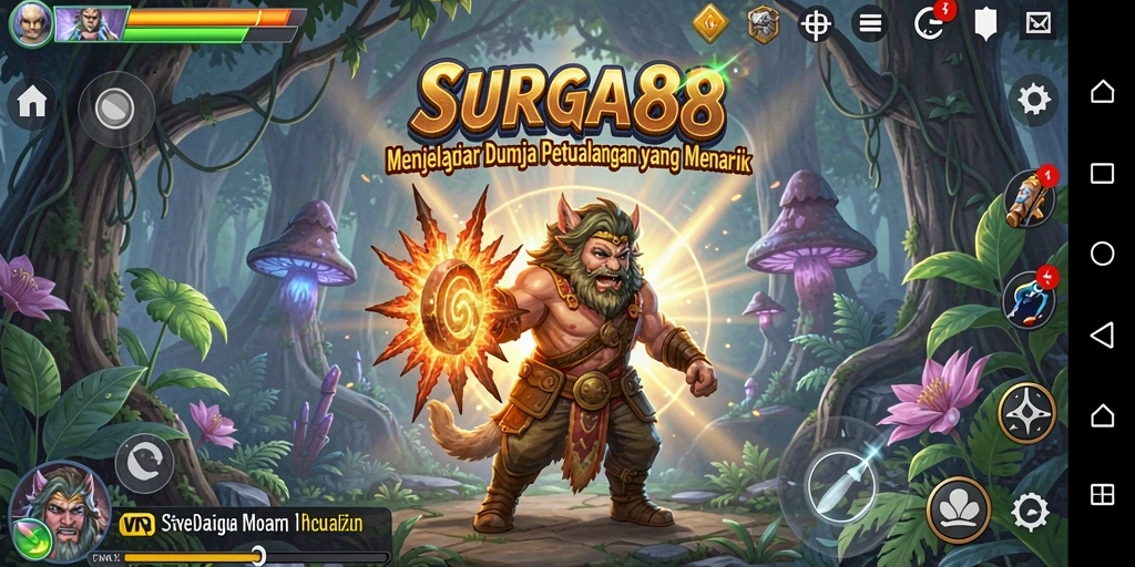 Tampilan petualangan yang epik dalam SURGA88.