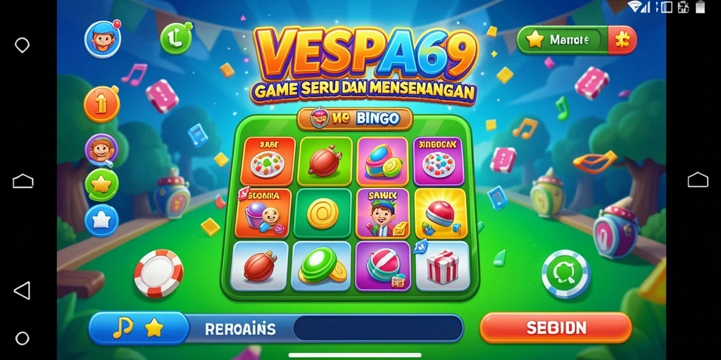 Tampilan gameplay Bingo yang seru di VESPA69.